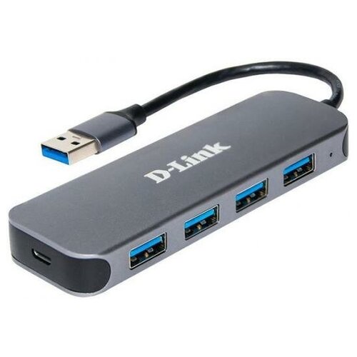 D-Link Разветвитель USB 3.0 D-Link DUB-1341/C2A 4 х USB 3.0 USB Type-C черный