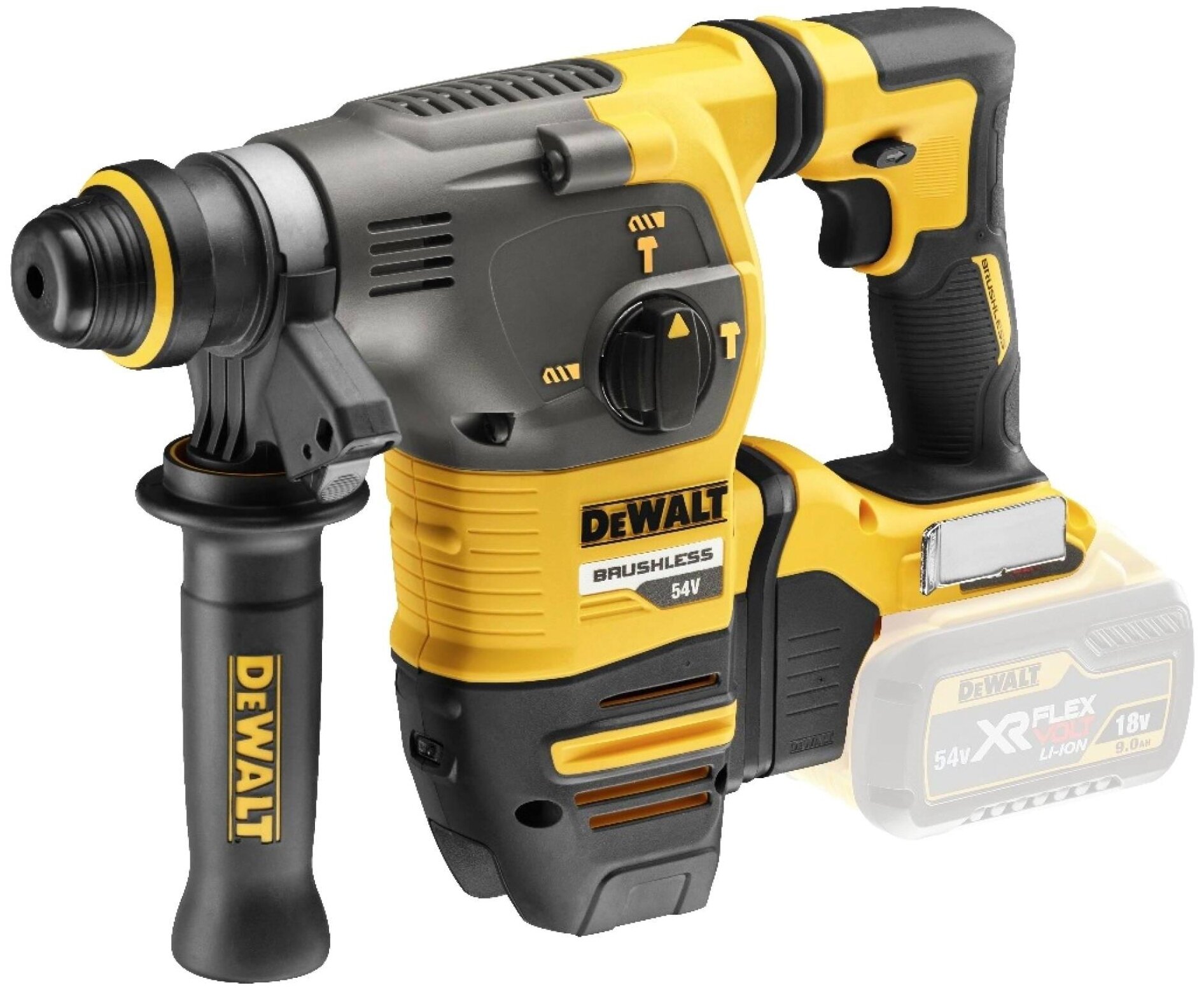 Аккумуляторный бесщеточный перфоратор SDS-plus 54 В XR DEWALT DCH333NT