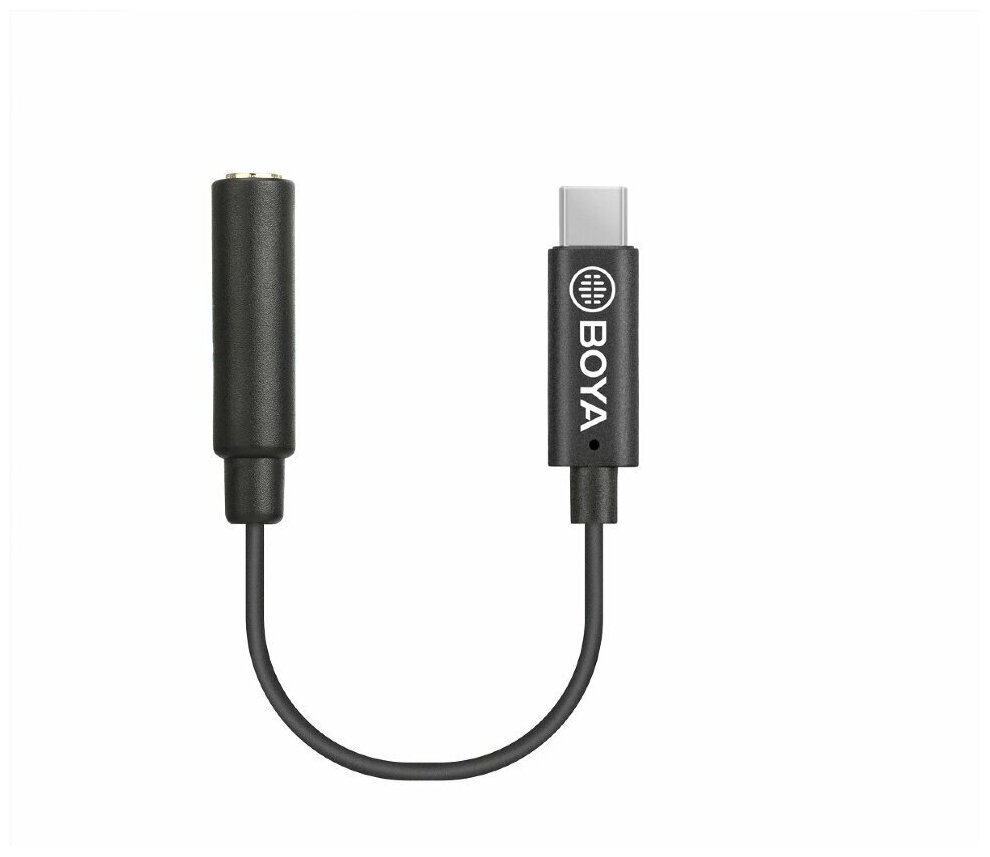 Boya BY-K4 Переходник 3,5 мм TRS на USB Type-C