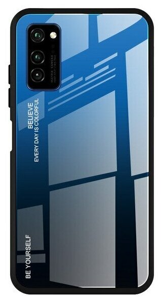Чехол-бампер MyPads для Huawei Honor V30 Pro /View 30 Pro (OXF-AN10)/V30/Vera 30/View 30/Nova 6/Nova 6 5G стеклянный из закаленного стекла с эффе.