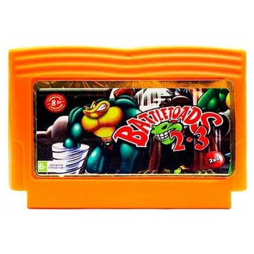 Картридж Battletoads 2 + 3 (рус) (8 bit)