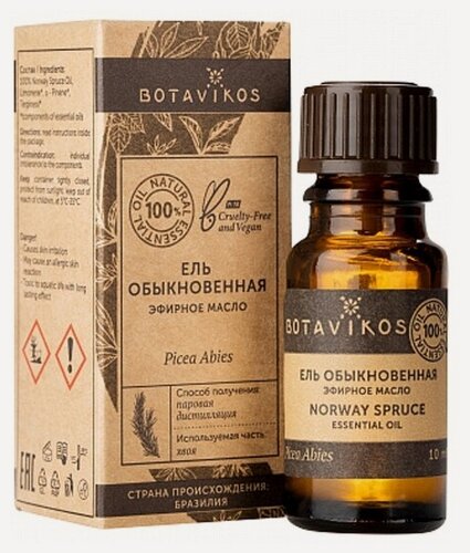Изображение товара Масло эфирное Botavikos Ель обыкновенная, 10 мл