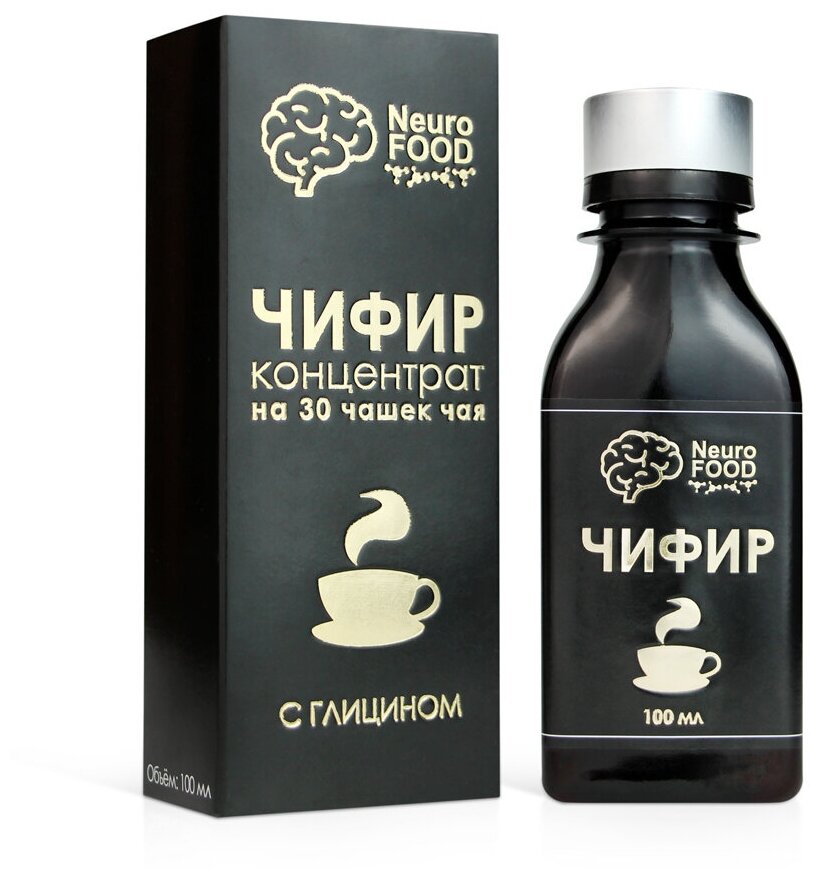 Концентрат NeuroFOOD "Чифир" с глицином, 190 г, 100 мл