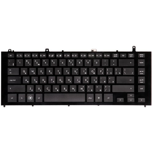 Клавиатура для ноутбука HP Probook 4320s 4321s 4325s Плоский Enter Черная с рамкой PN NSK-HP0SQ 1090₽