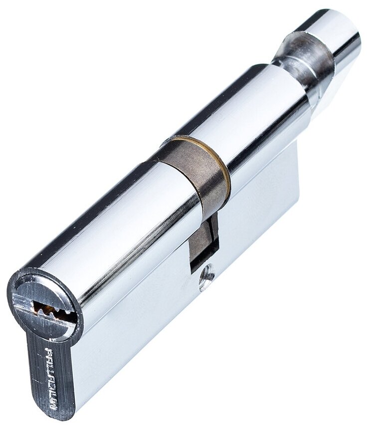 Цилиндр C BK CP 80 (35х45) мм ключ/вертушка хром