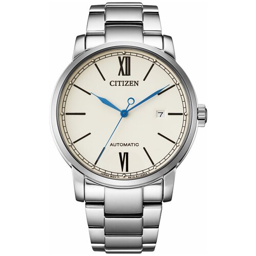 Наручные часы CITIZEN Automatic NJ0130-88A, серебряный, белый