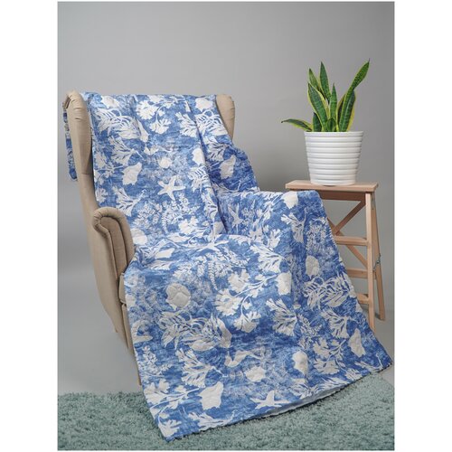 Плед Sunset 220х200 см, голубой