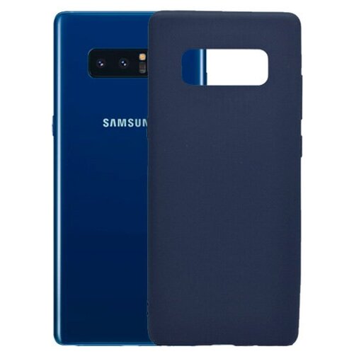 Матовый чехол MatteCover для Samsung Galaxy Note 8 N950 силиконовый синий