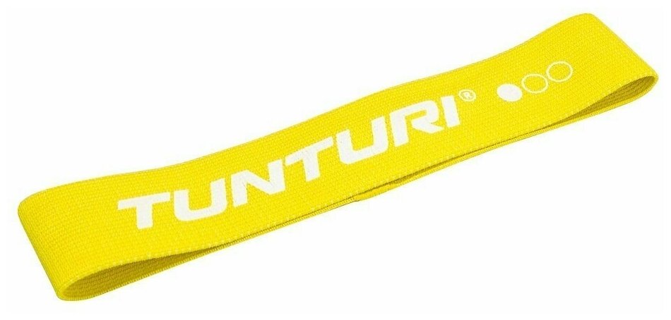 Текстильная лента-амортизатор Tunturi, низкое сопротивление, желтая