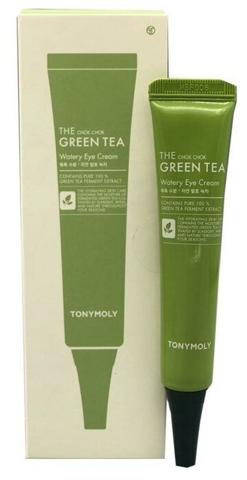 Крем для кожи вокруг глаз TONYMOLY с экстрактом зелёного чая, увлажняющий, 30 г