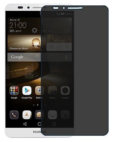 Huawei Ascend Mate7 защитный экран пленка гидрогель конфиденциальность (силикон) Одна штука
