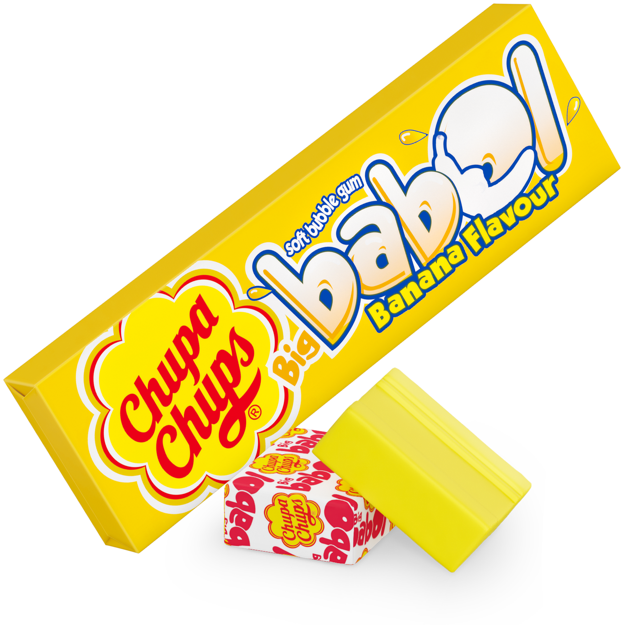 Жевательная резинка Chupa Chups BIG BABOL со вкусом банана, 24шт по 21г - фотография № 2