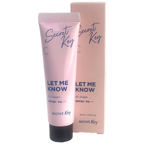 Secret Key СС-крем для сухой кожи Let Me Know CC Cream SPF50+ PA+++, 30 мл