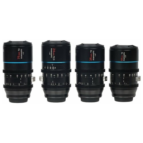 Комплект объективов Sirui Mars Anamorphic 24355075mm Micro 43 33623000₽