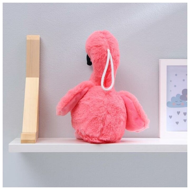 Мягкая игрушка "Фламинго", размер 40 см, цвет розовый