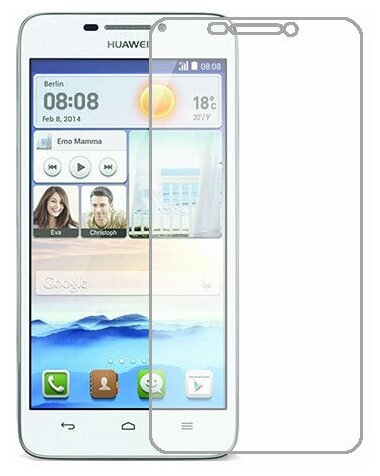 Huawei Ascend G630 защитный экран Гидрогель Прозрачный (Силикон) 1 штука