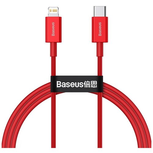  Baseus Superior Series Fast Charging Data Cable Type-C to Lightning PD 20W 2m Red (CATLYS-C09)