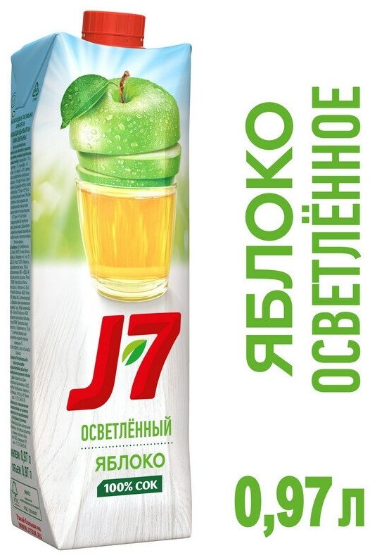 Сок J7 яблоко зеленое 0,97л