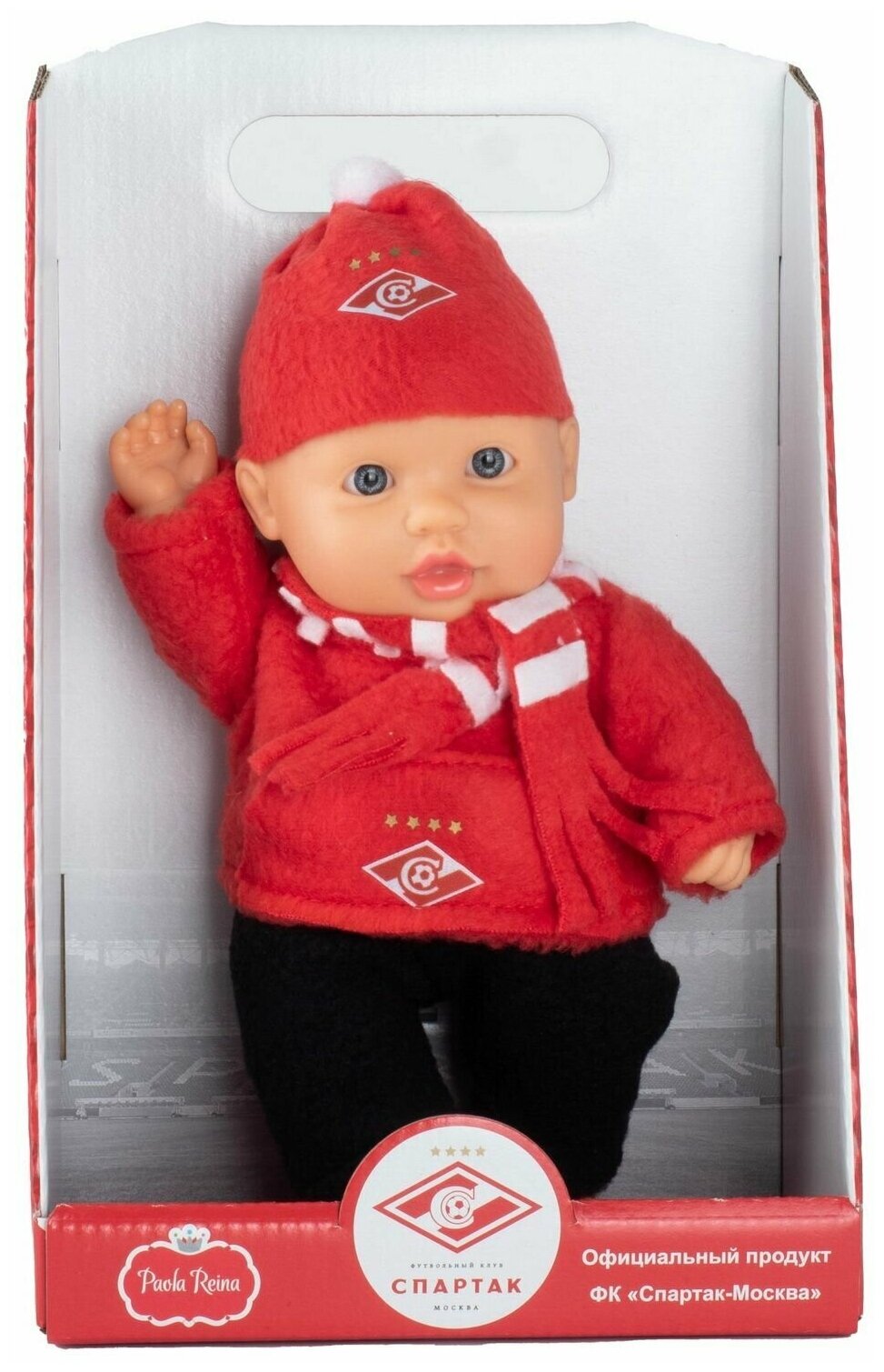 Кукла-пупс Paola Reina Филипп "ФК Спартак" Зимняя коллекция, 22 см (в коробке)
