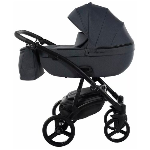 Универсальная коляска 2 в 1 TAKO LARET NEW SOFT TLS-04 (ткань маренго/короб маренго/рама черная)