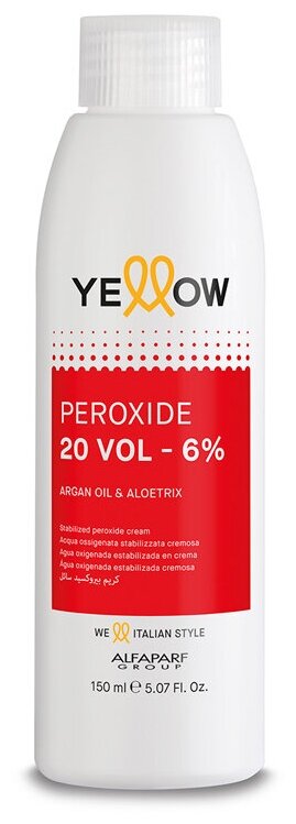 Кремовый окислитель STABILIZED PEROXIDE CREAM 6% (20 vol), 150 мл YELLOW MR-16718