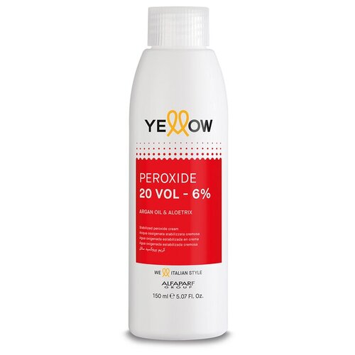 Кремовый окислитель STABILIZED PEROXIDE CREAM 6% (20 vol), 150 мл YELLOW MR-16718 кремовый окислитель stabilized peroxide cream 9% 30 vol 1000 мл yellow mr 16723