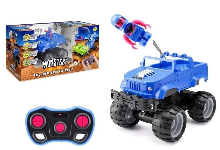 Машинка р/у ABtoys Разбивающийся внедорожник "Monster Smash Ups" Phoenix (TY6082B)
