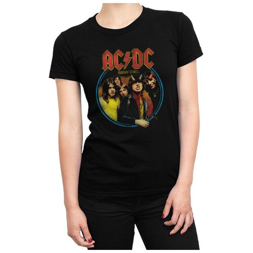 Футболка Design Heroes AC/DC Женская Черная L