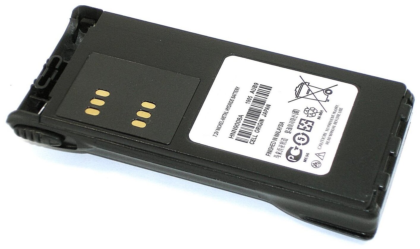 Аккумулятор для Motorola GP340 HT750 HT1200 (HNN4001) 1250mAh 7.2V Ni-Mh