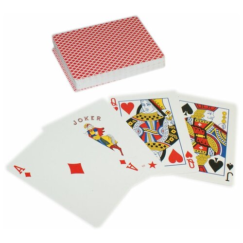Карты игральные. 54 шт. в уп. Материал: ламинированный картон. Упаковка - картон. ZH-54.
