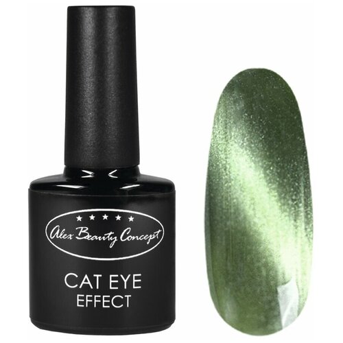 Alex Beauty Concept Гель-лак CAT EYE EFFECT GELLACK, 7.5 мл, цвет зеленый