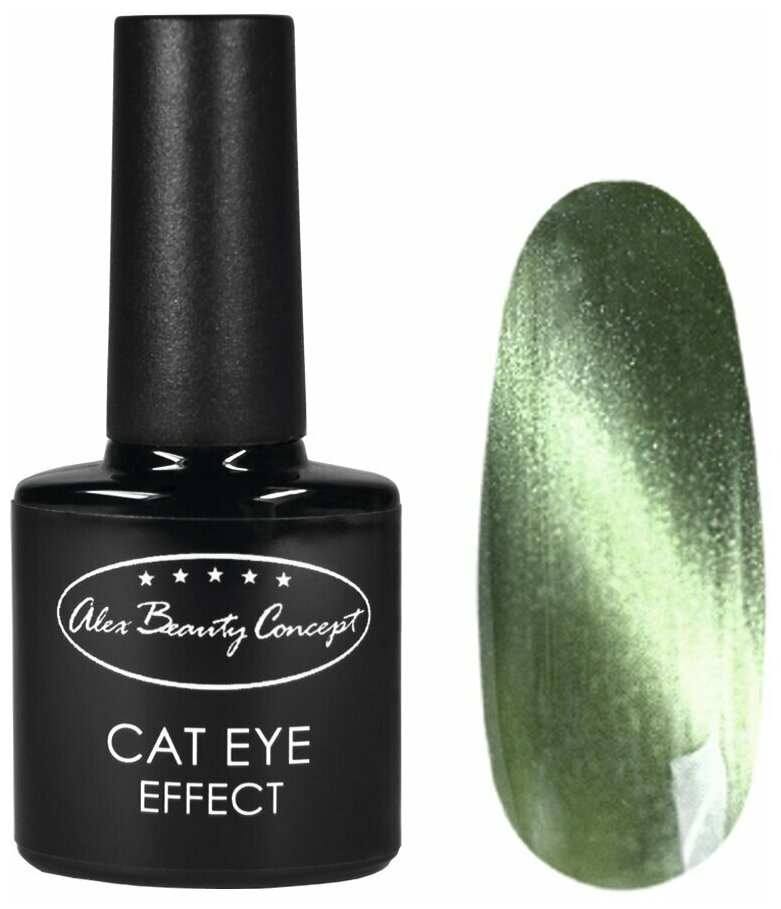Alex Beauty Concept Гель-лак CAT EYE EFFECT GELLACK, 7.5 мл, цвет зеленый
