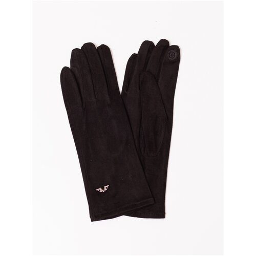 фото Перчатки женские сенсорные трикотажные черные 041121105bk ezstore