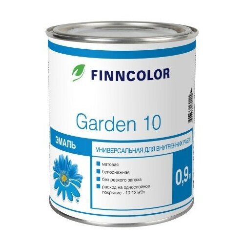 Алкидная эмаль Finncolor Garden 10 (0,9 л C )