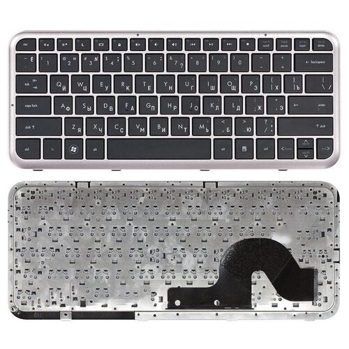 Клавиатура для ноутбука HP Pavilion DM3-1000 черная с бронзовой рамкой 217000₽