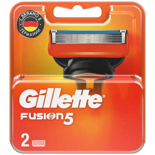 Сменные кассеты для бритья GILLETTE Fusion5, 2 шт