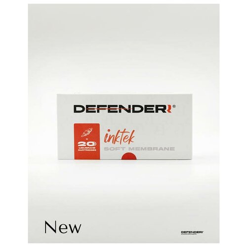 Картриджи Defender InkTek 35/01 RLMT 20 шт/уп для перманентного макияжа, татуажа / Модули Дефендер / Тату Картридж Defenderr