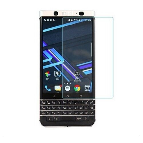 Защитная пленка MyPads (только на плоскую поверхность экрана, НЕ закругленная) для телефона BlackBerry KEYone глянцевая