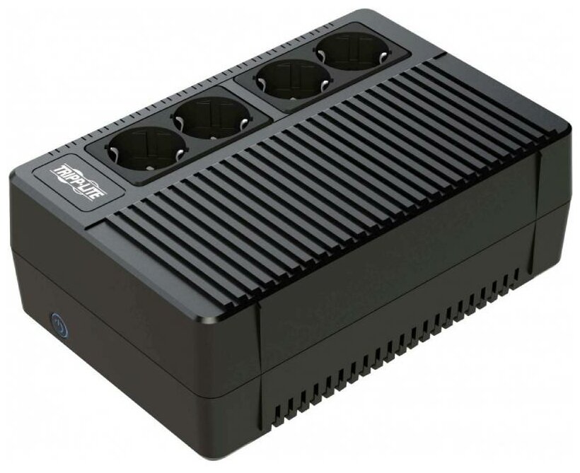 Сверхкомпактный линейно-интерактивный ИБП TRIPPLITE AVRX1000UD (230 В, 1000 ВА, 600 Вт) с 4 розетками Шуко для настольного/настенного монтажа
