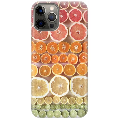 фото Re:pa накладка transparent для apple iphone 12 pro max с принтом "фрукты"