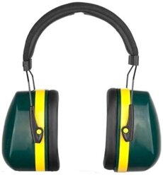 Наушники Kraftool KRAF-11360 зеленый/желтый