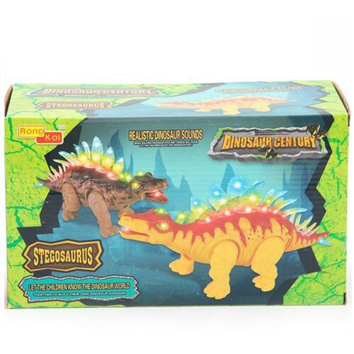 Игрушка на батарейках динозавр, стегозавр (Б73104)
