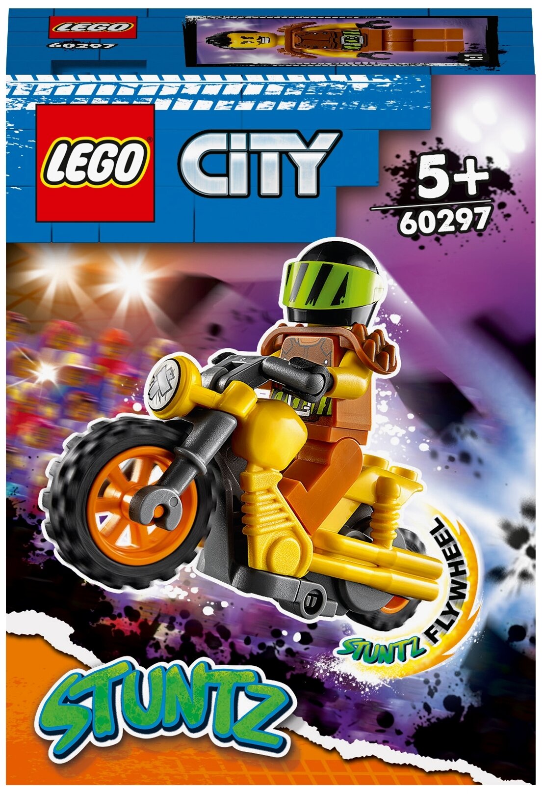 Конструктор LEGO City Stuntz 60297 Разрушительный трюковый мотоцикл