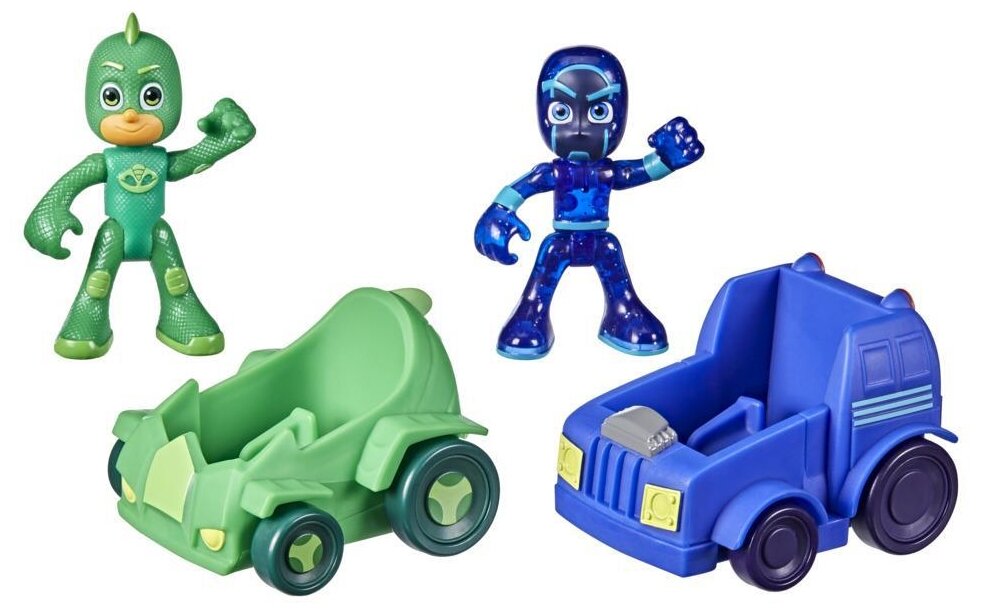 Игровой набор Hasbro PJ MASKS Герои в масках Гекко против Ночного Ниндзя (F2841)