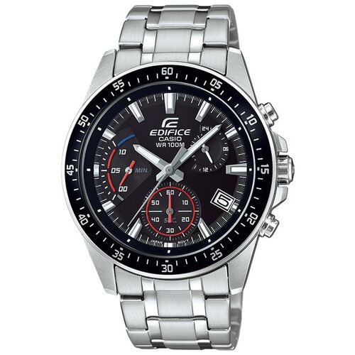 Наручные часы CASIO Edifice EFV-540D-1AVUEF, серебряный, черный