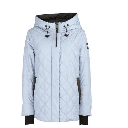 фото Женская куртка a passion play, демисезонная, sq68492, с капюшоном, цвет голубой, размер 50