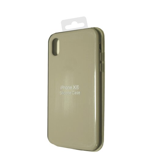 фото Чехол- накладка для iphone xr silicone case закрытый серый (23) nl