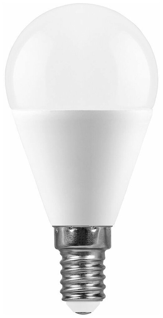 Лампа светодиодная, (13W) 230V E14 4000K G45, LB-950, комплект 3 шт.