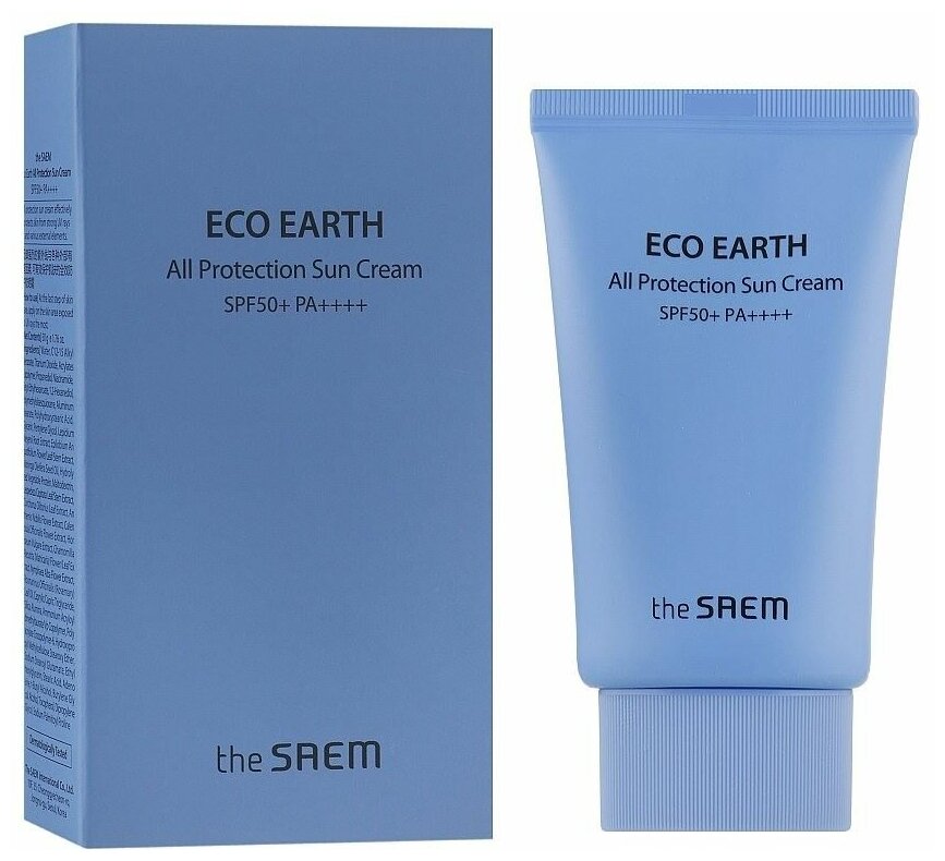 The Saem Солнцезащитный крем Eco Earth Power All Protection Sun Cream SPF50+ PA+++, 50 гр.