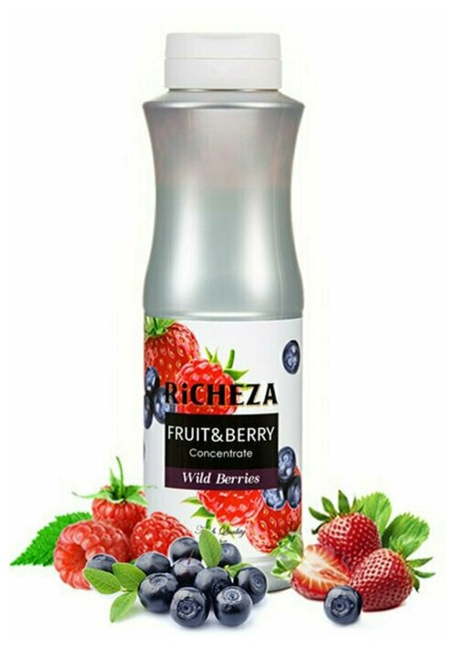 Richeza Концентрат для напитков 1 кг, Лесные ягоды